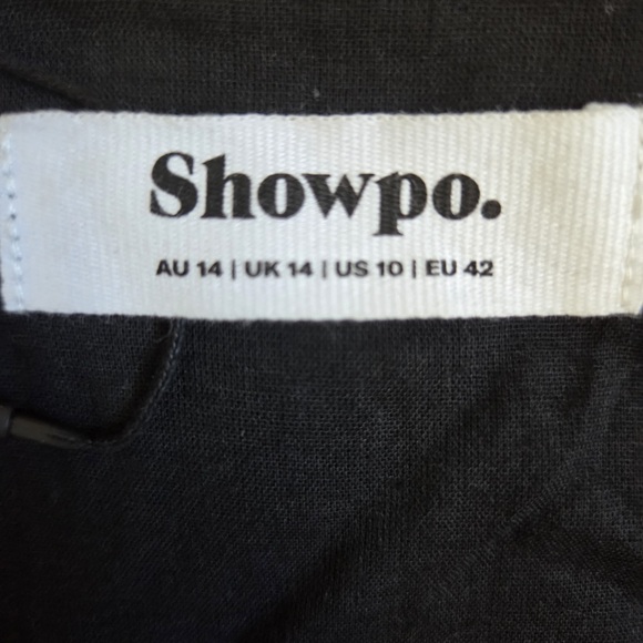 Showpo Black Cotton Dress - Picture 5 of 5